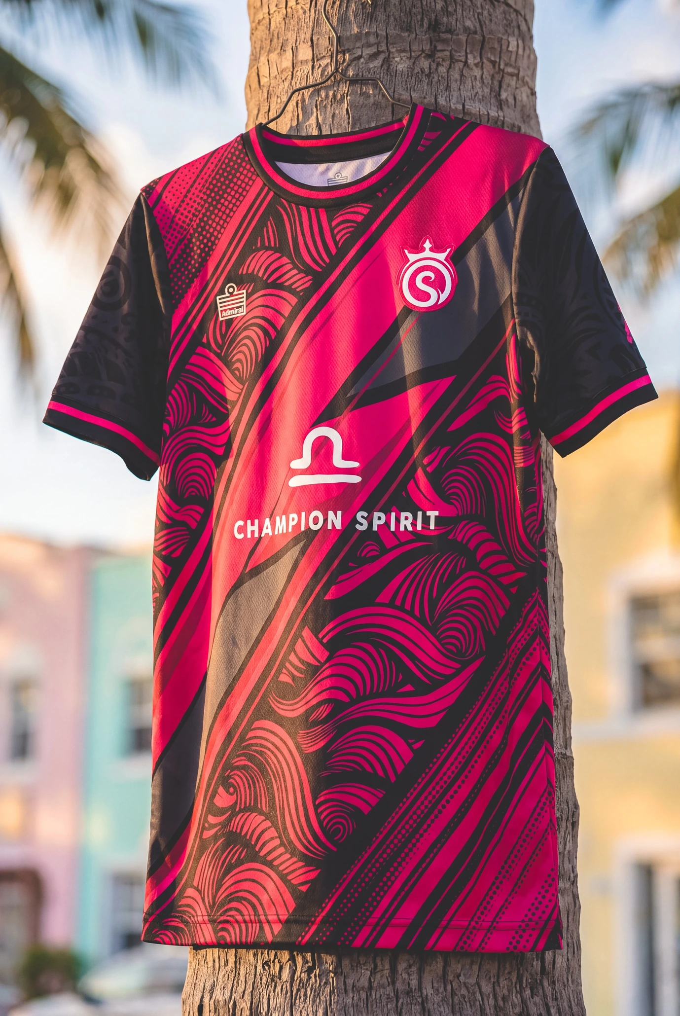 2026 Skillz Soccer Away jersey displayed outdoors